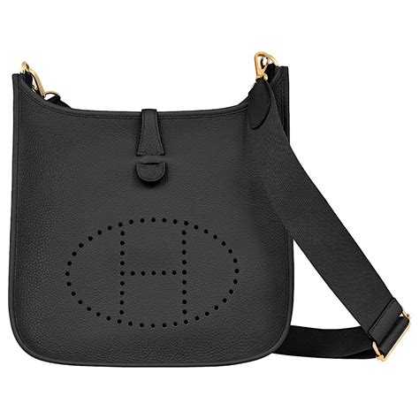 hermes tasche evelyne schwarz|the evelyne bag hermes.